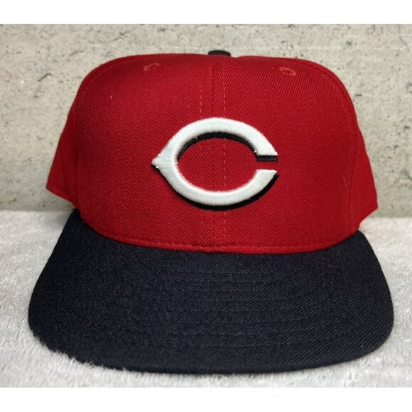 New Era Other - Vintage NWOT Cincinnati Reds New Era Diamond Collection Red Black Hat Size 7 ½